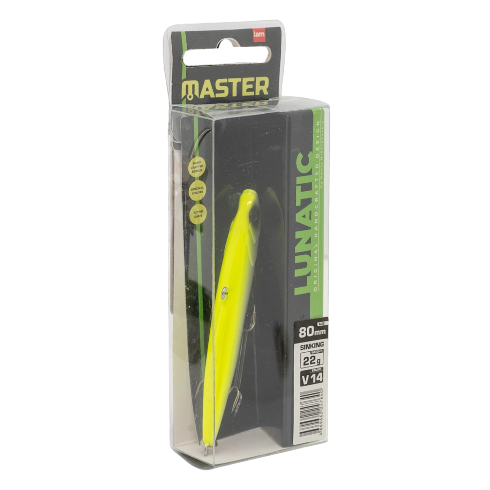 Воблер-раттлин IAM Master Lunatic, 80мм, 22гр, цвет (V14). Фото №2