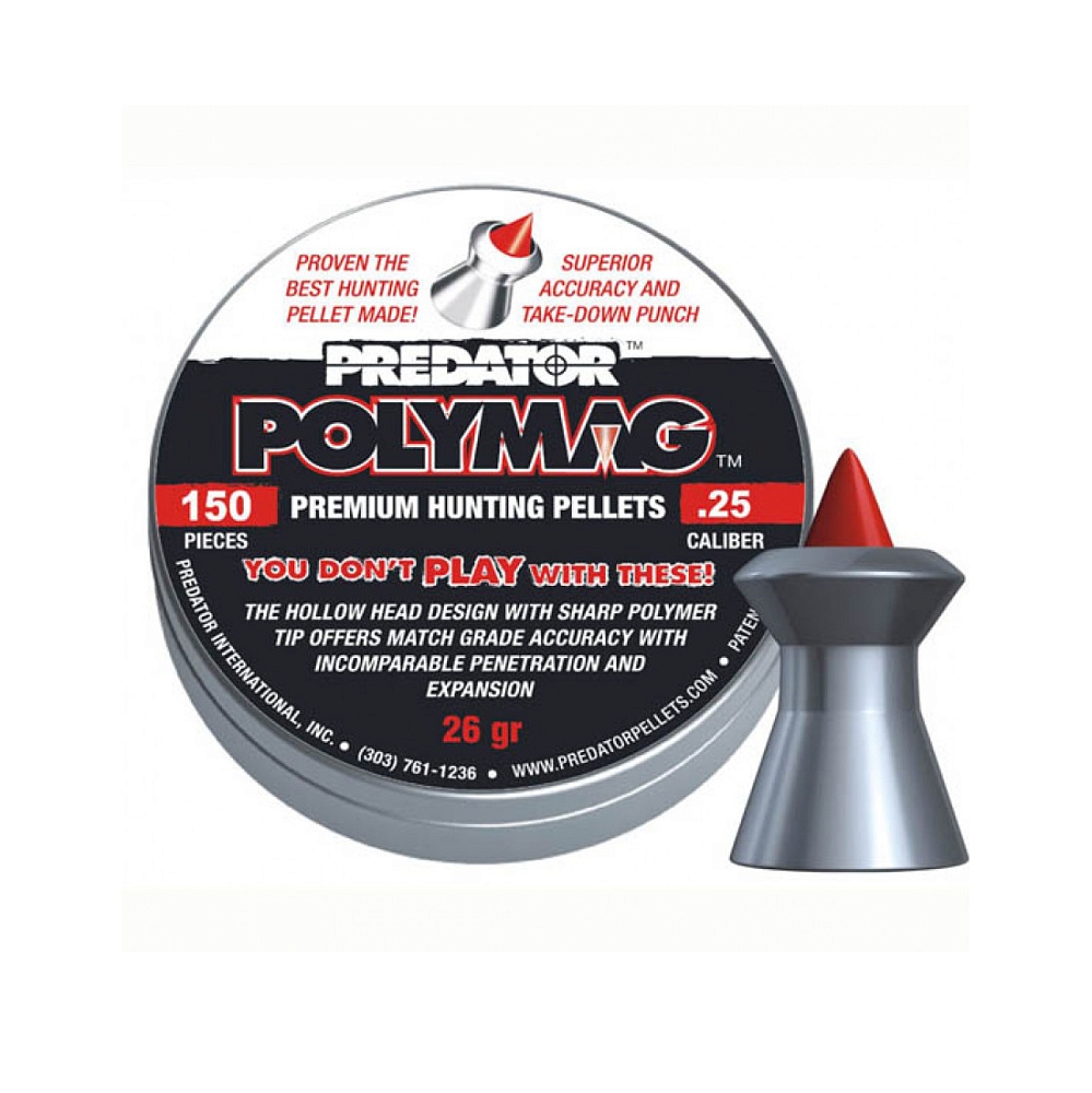 Пуля пневматическая "JSB Polymag", калибр 5,5мм (22 калибр), 0,9гр., 13,89gr (200 шт) (в кор 50 шт). Фото №2 Пуля пневматическая "JSB Polymag", калибр 5,5мм (22 калибр), 0,9гр., 13,89gr (200 шт) (в кор 50 шт). Фото №2