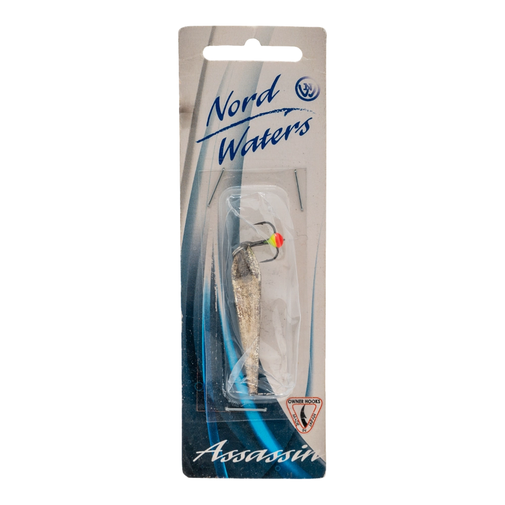 Блесна Северные мастерские Assassin 50мм, 4,5гр, цвет (AG) тройник. Фото №1 Блесна Северные мастерские Assassin 50мм, 4,5гр, цвет (AG) тройник. Фото №1