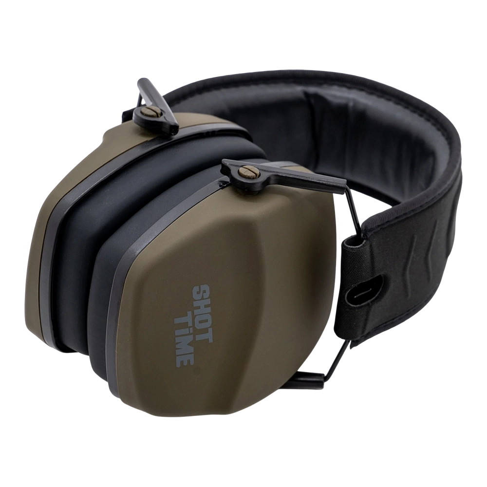 Наушники противошумные ShotTime 16 стрелковые, NRR 25dB /SNR 31dB Army Green. Фото №5 Наушники противошумные ShotTime 16 стрелковые, NRR 25dB /SNR 31dB Army Green. Фото №5