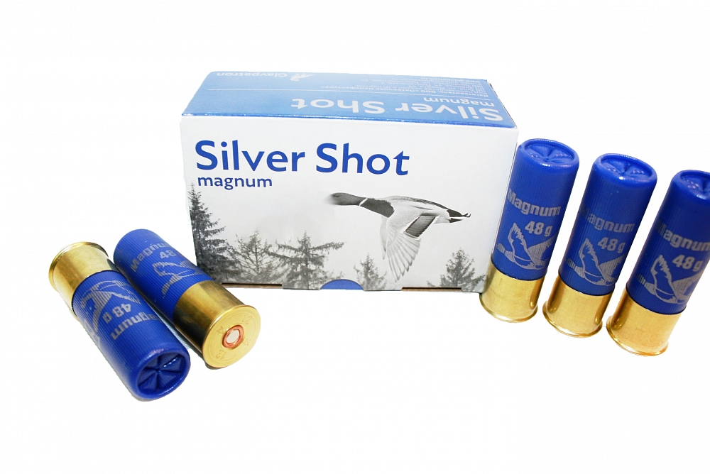 Патрон «Grand Patron» 12/76 №7 Магнум 48 гр. SILVER SHOT (в пачке 10 шт) (в коробке 200 шт.). Фото №1 Патрон «Grand Patron» 12/76 №7 Магнум 48 гр. SILVER SHOT (в пачке 10 шт) (в коробке 200 шт.). Фото №1