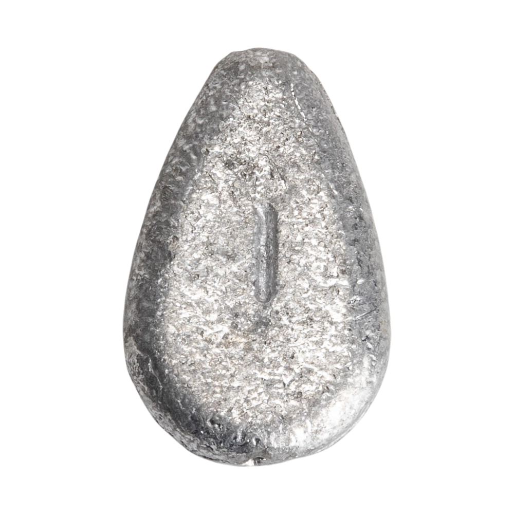 Груз Капля плоская со сквозным отверстием 28г (20 шт/уп). Фото №1