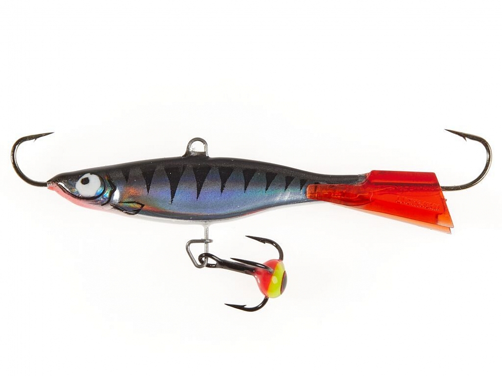 Балансир Lucky John VIKING 40мм, 7гр, цвет (12HRT) с тройником. Фото №1