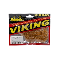 Резина съедобная виброхвост VIKING серия Многоножка 88 мм, карамель бл (6 шт.)