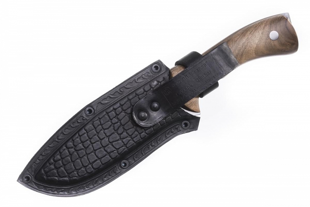Нож Кизляр "Глухарь" (дерево, орех) худ.оформ.. Фото №3