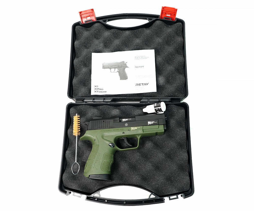 Пистолет охолощенный RETAY XTREME, Green, калибр 9mm. P.A.K. Фото №6