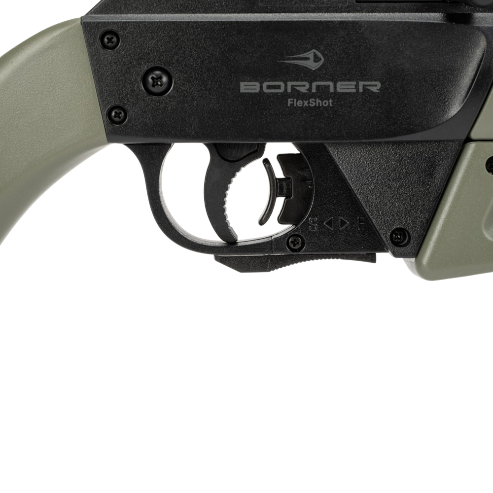 Винтовка пневматическая Borner FlexShot, Green cal. 4,5 мм, 3Дж. (multi-pump). Фото №10 Винтовка пневматическая Borner FlexShot, Green cal. 4,5 мм, 3Дж. (multi-pump). Фото №10