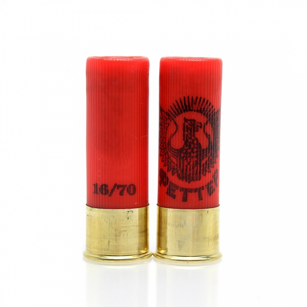 Патрон ФЕТТЕР 16/70 дробь № 6, 28гр. (пачка 25 шт.) (в коробке 250 шт.). Фото №2