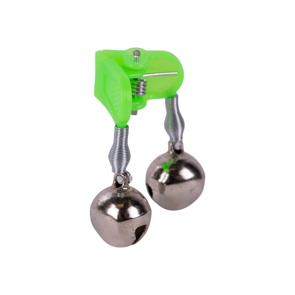 Бубенчик Tirana двойной с пластиковой прищепкой уп.10шт. Фото №3