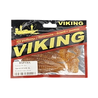 Резина съедобная виброхвост VIKING серия Варуна 88 мм, карамель бл (6 шт.)