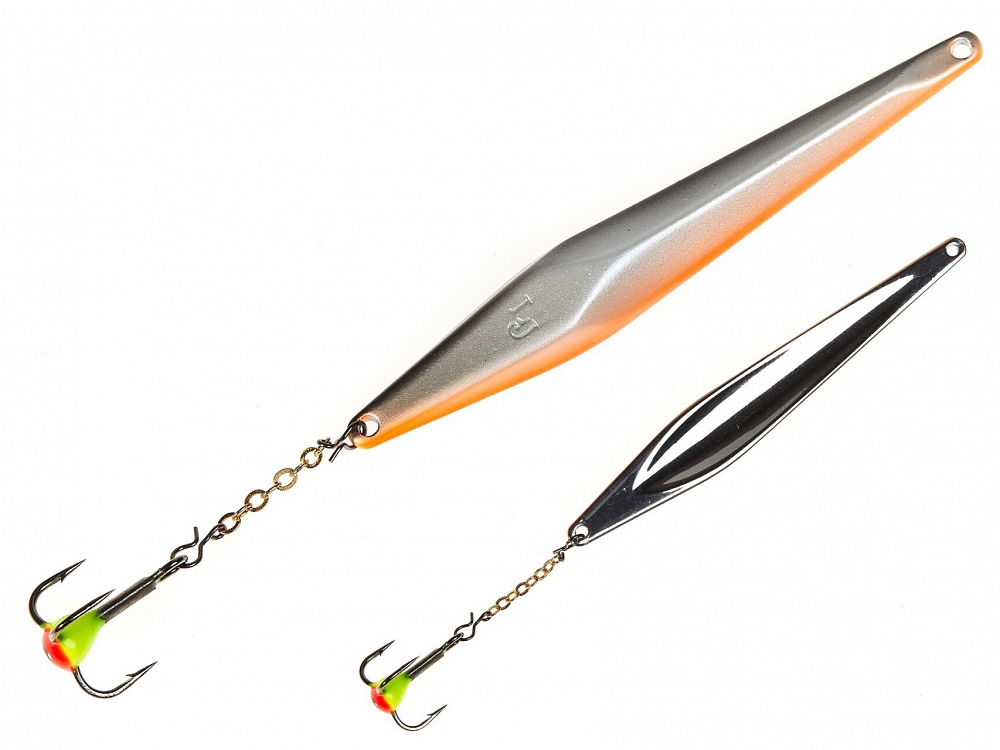 Блесна Lucky John SHINER 55мм, 5гр, цвет (M) цепочка-тройник. Фото №1