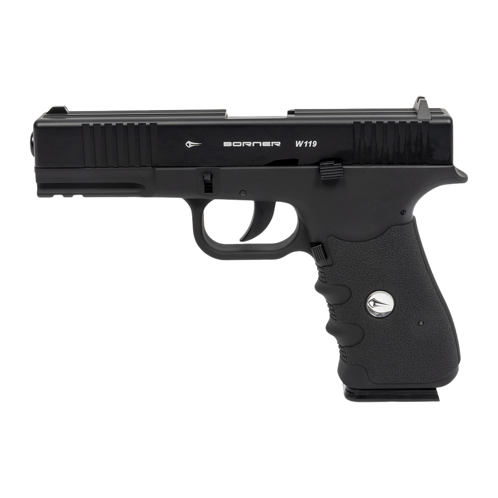 Пистолет пневматический BORNER W119 (Glock 17), калибр 4,5 мм. Фото №6