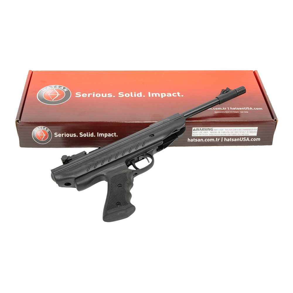 Пистолет пневматический Hatsan MOD 25 Supercharger (переломка, пластик) кал.4,5мм, 3 Дж. Фото №7