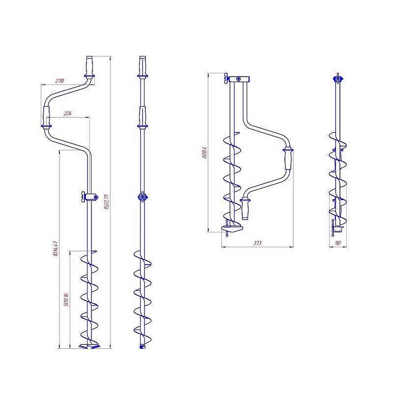 Ледобур Helios HS-110D (левое вращение). Фото №3 Ледобур Helios HS-110D (левое вращение). Фото №3