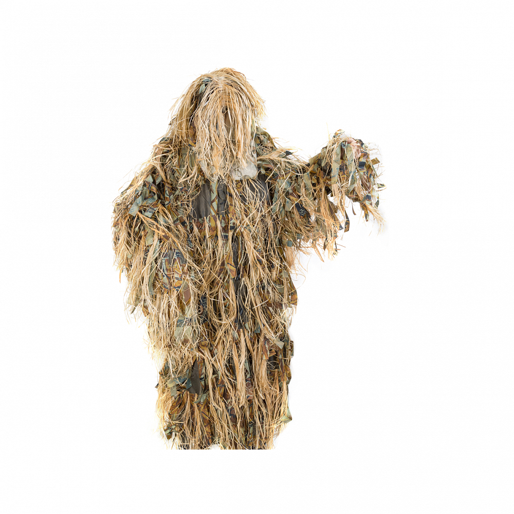 Халат маскировочный "Шаман" ( с маск. элемен. из натурального лыка) (Хольстер). Фото №1