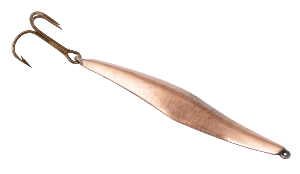 Блесна зимняя DIXXON-RUS "Уралка-Т" (медь) (3,3гр) (3шт) блистер. Фото №2