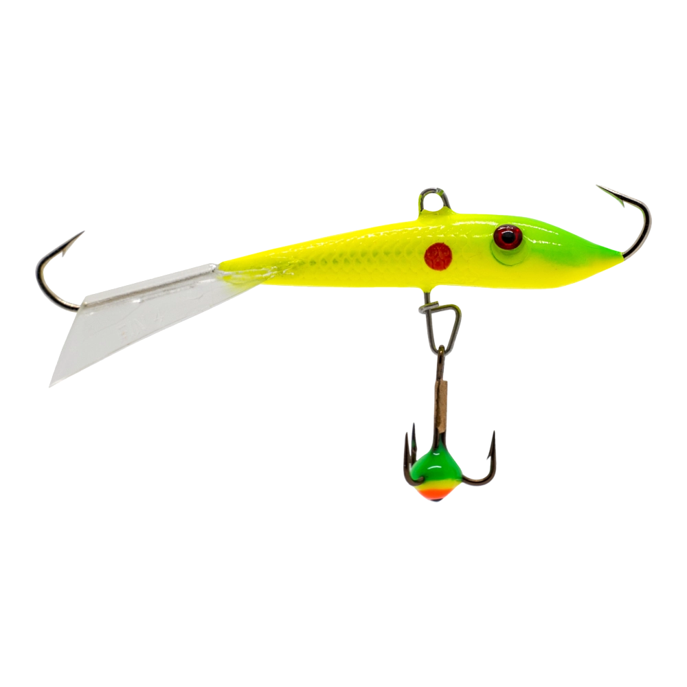 Балансир Lucky John FIN 60мм, 11гр, цвет (19) с тройником. Фото №2 Балансир Lucky John FIN 60мм, 11гр, цвет (19) с тройником. Фото №2