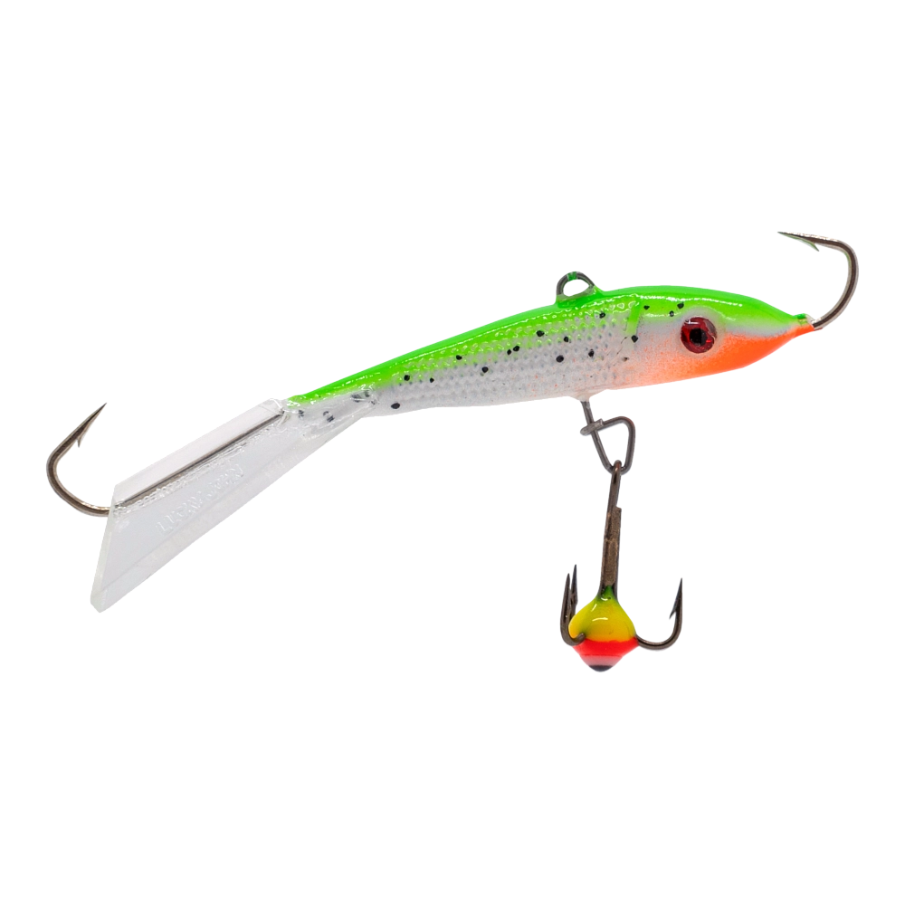 Балансир Lucky John FIN 60мм, 11гр, цвет (40) с тройником. Фото №2 Балансир Lucky John FIN 60мм, 11гр, цвет (40) с тройником. Фото №2