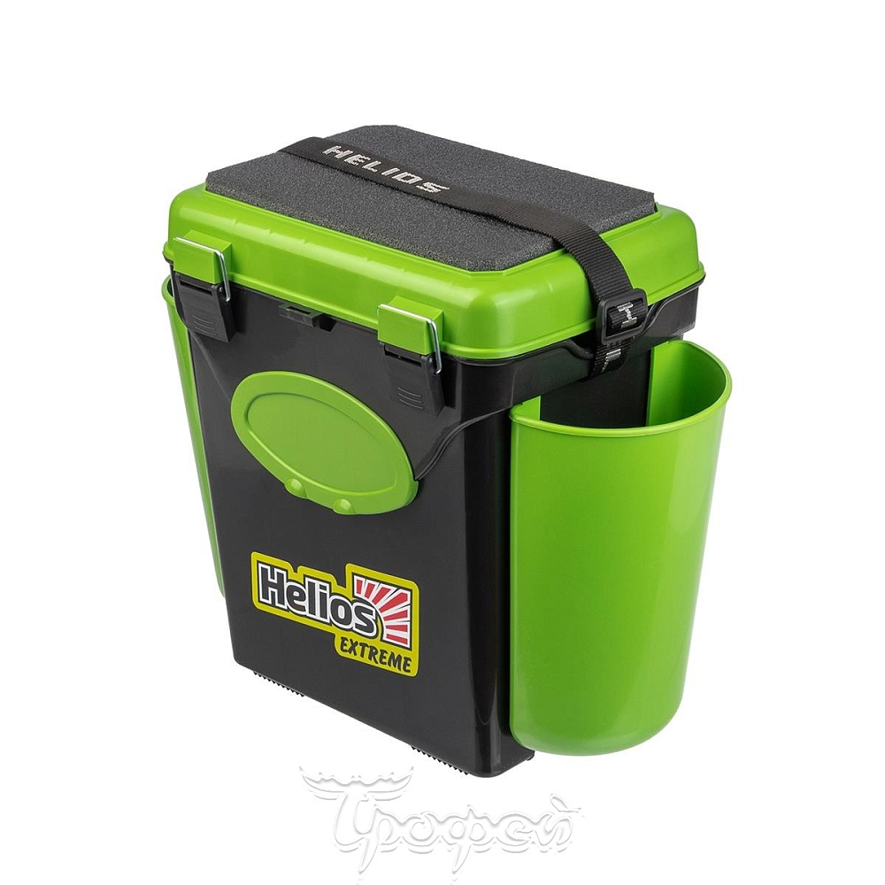 Ящик зимний "FishBox" (10л) зеленый Helios. Фото №3 Ящик зимний "FishBox" (10л) зеленый Helios. Фото №3