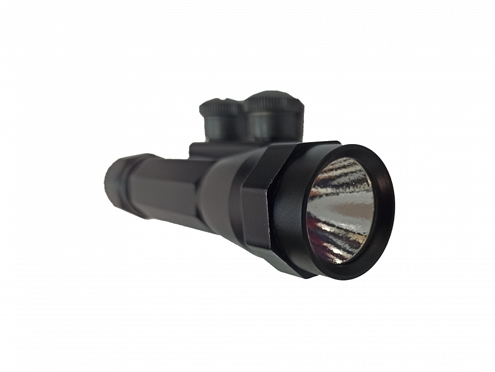 Фонарь Яркий луч T8 "Hunter v2" подствольный, CREE HP-L HI 800 лм., выносная кнопка, Li-ion аккумулятор. Фото №1