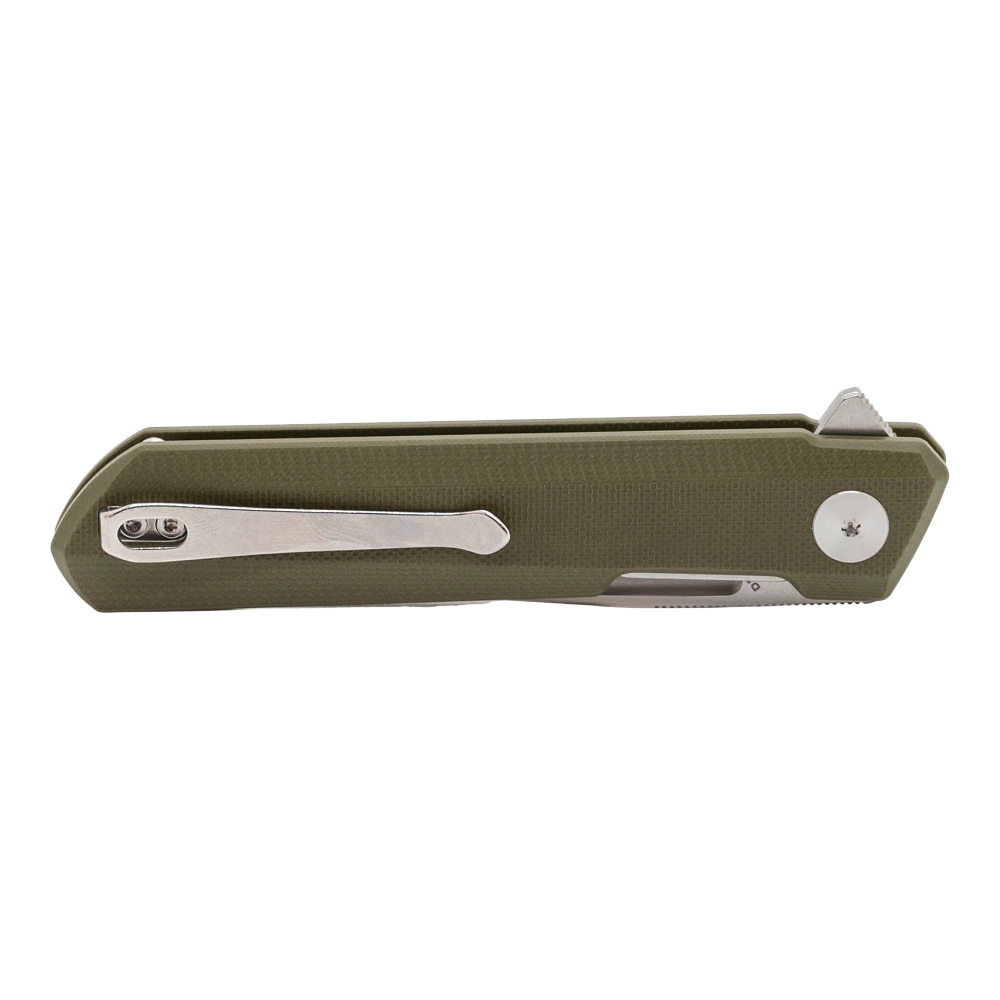 Нож складной Bestechman Dundee, клинок D2, рукоять зеленый G10. Фото №4