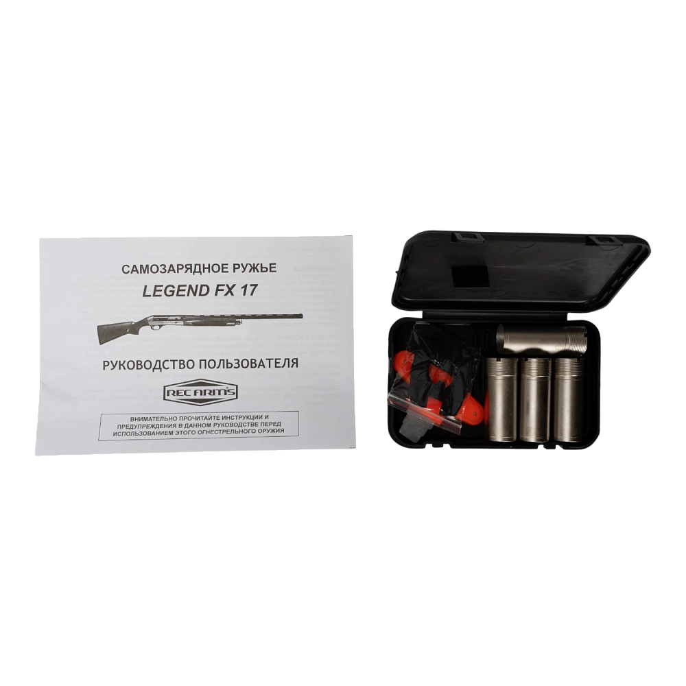 Ружье REC ARMS Legend FX17 Synthetic 12/76, 710мм (черный ресивер, вентилируемая планка). Фото №11