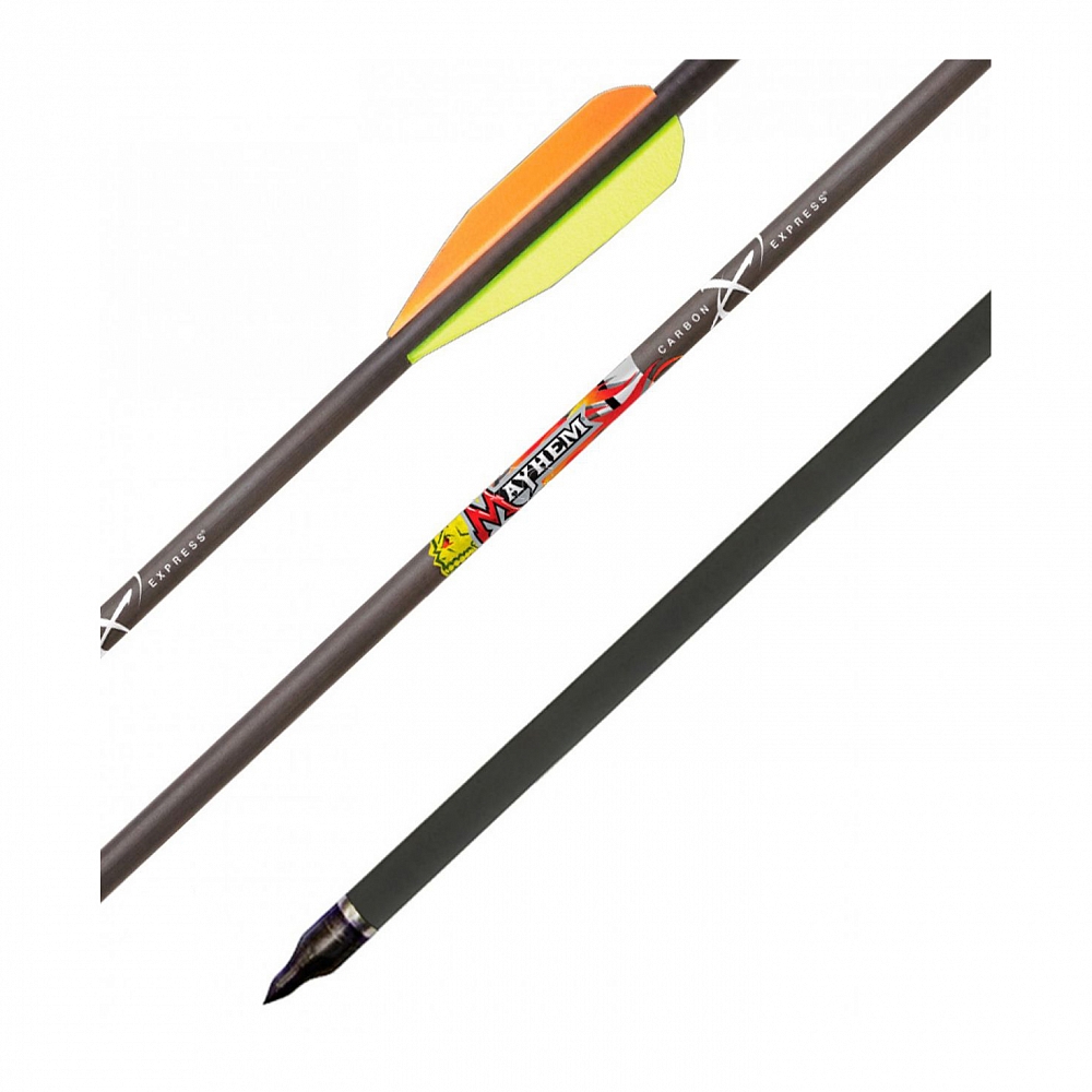 Стрела арбалетная карбоновая CX Mayhem 20" Moon Nock 36шт. Фото №3