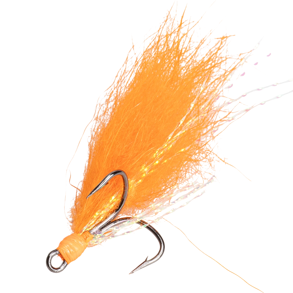 Муха жерех уп 3шт коза шартр тройник BN 6 с люрекс. Фото №2