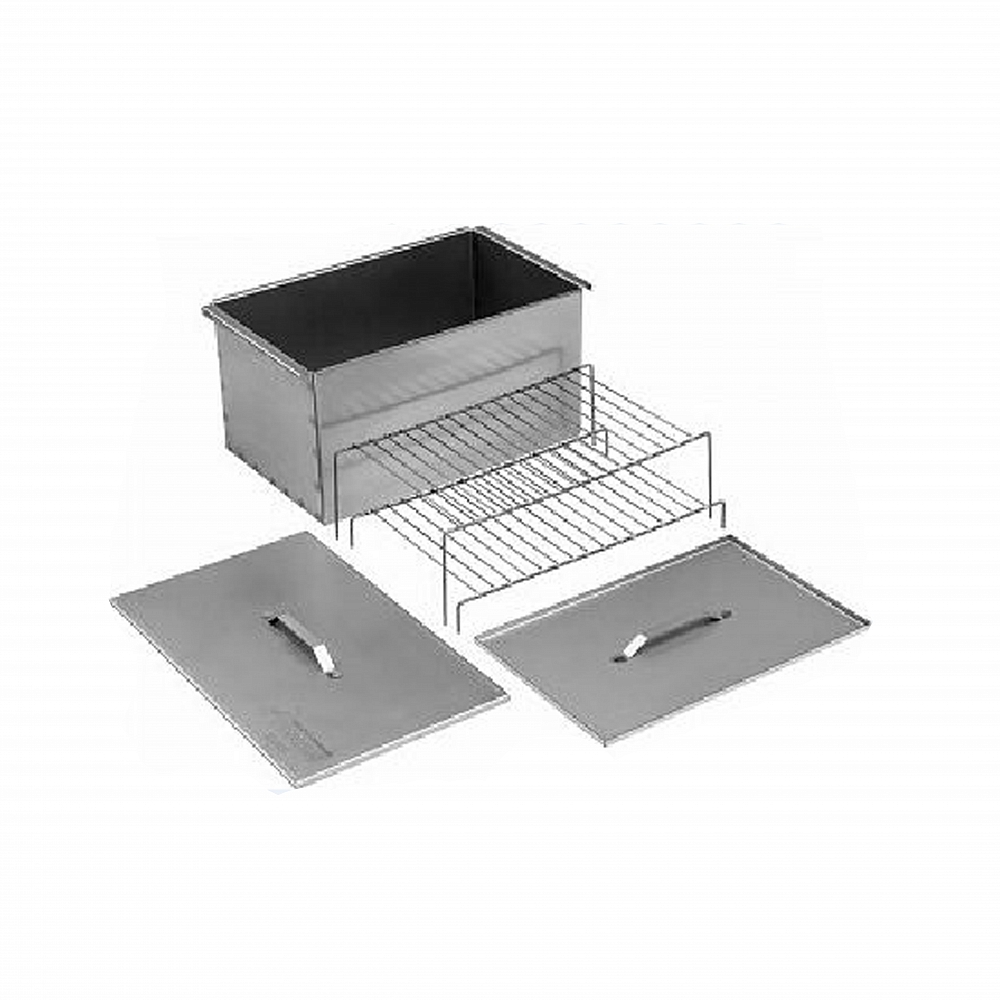 Коптильня двухъярусная с поддоном для сбора жира 450х280х240 (сталь 1,5 мм) Тонар (К-001)										. Фото №5