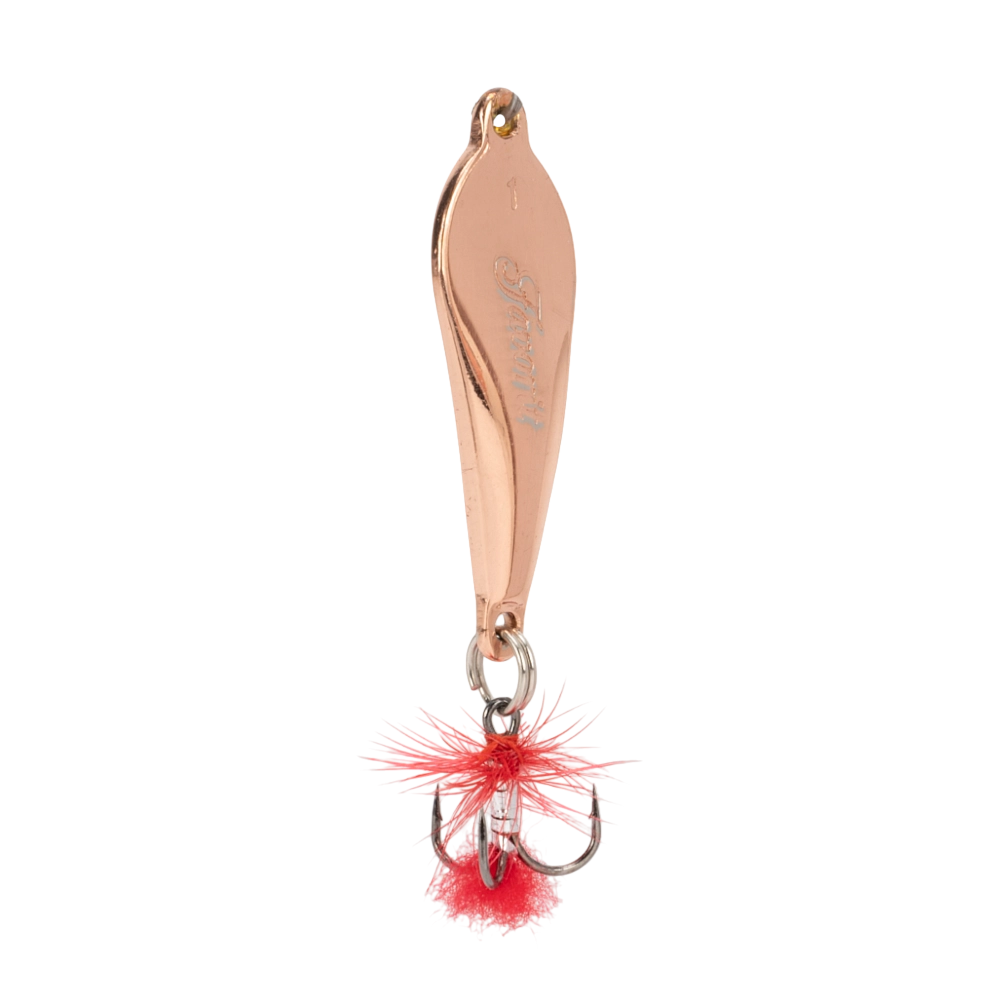 Блесна Северные мастерские Favorit 40мм, 7гр, цвет (SC) с мухой. Фото №2