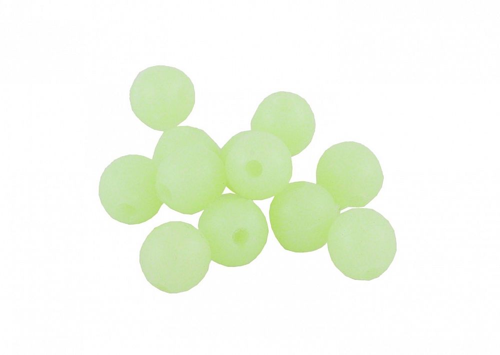 Бусина силиконовая d9мм светящаяся(12шт) (Три кита). Фото №3