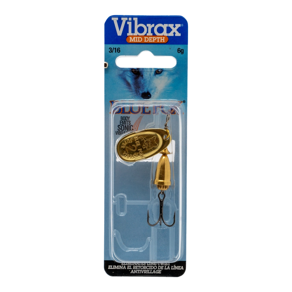 Блесна вращающаяся Blue Fox Vibrax Original №2, 6гр, цвет (G) золото. Фото №1 Блесна вращающаяся Blue Fox Vibrax Original №2, 6гр, цвет (G) золото. Фото №1