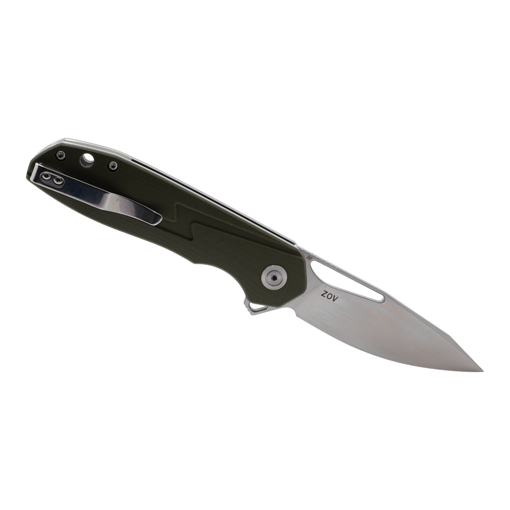 Нож складной Кизляр ZOV, клинок D2, рукоять G10, зеленый . Фото №2 Нож складной Кизляр ZOV, клинок D2, рукоять G10, зеленый . Фото №2