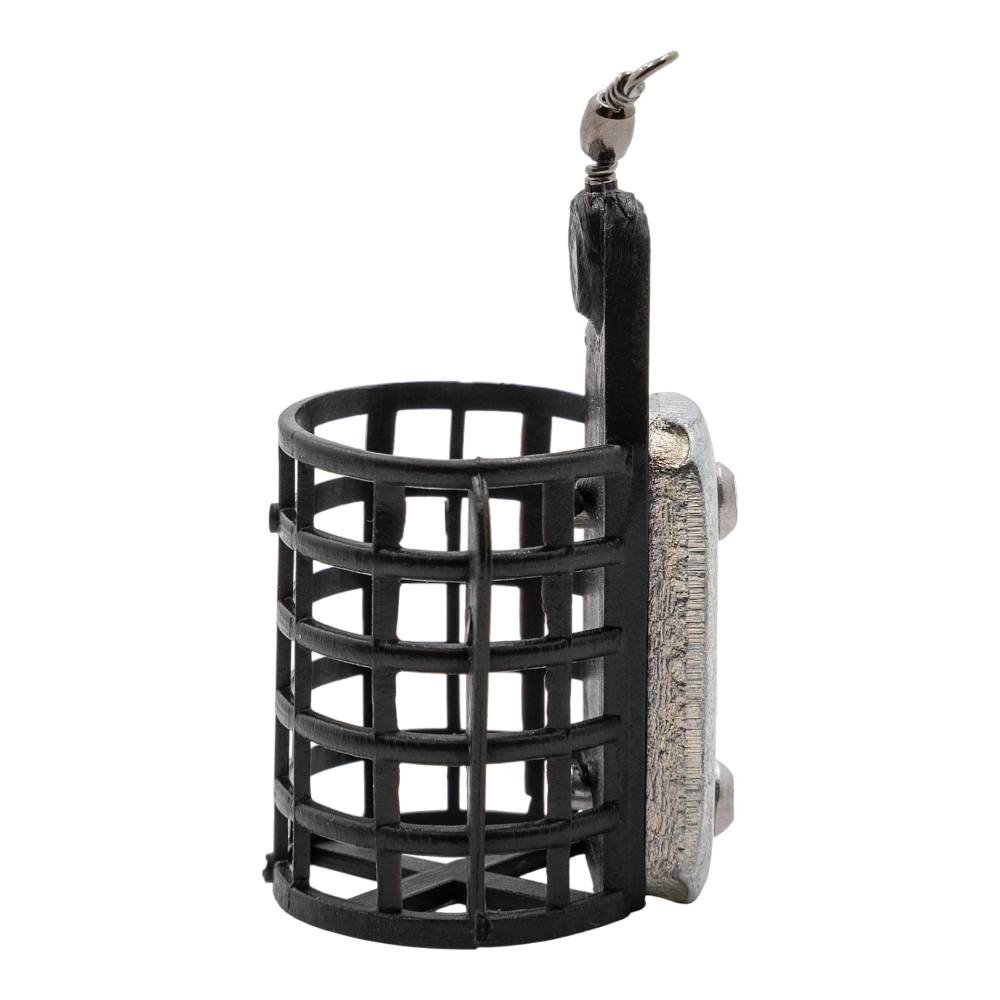 Кормушка фидерная с крыльями пласт с вертл черн 32мм 25гр. Фото №1