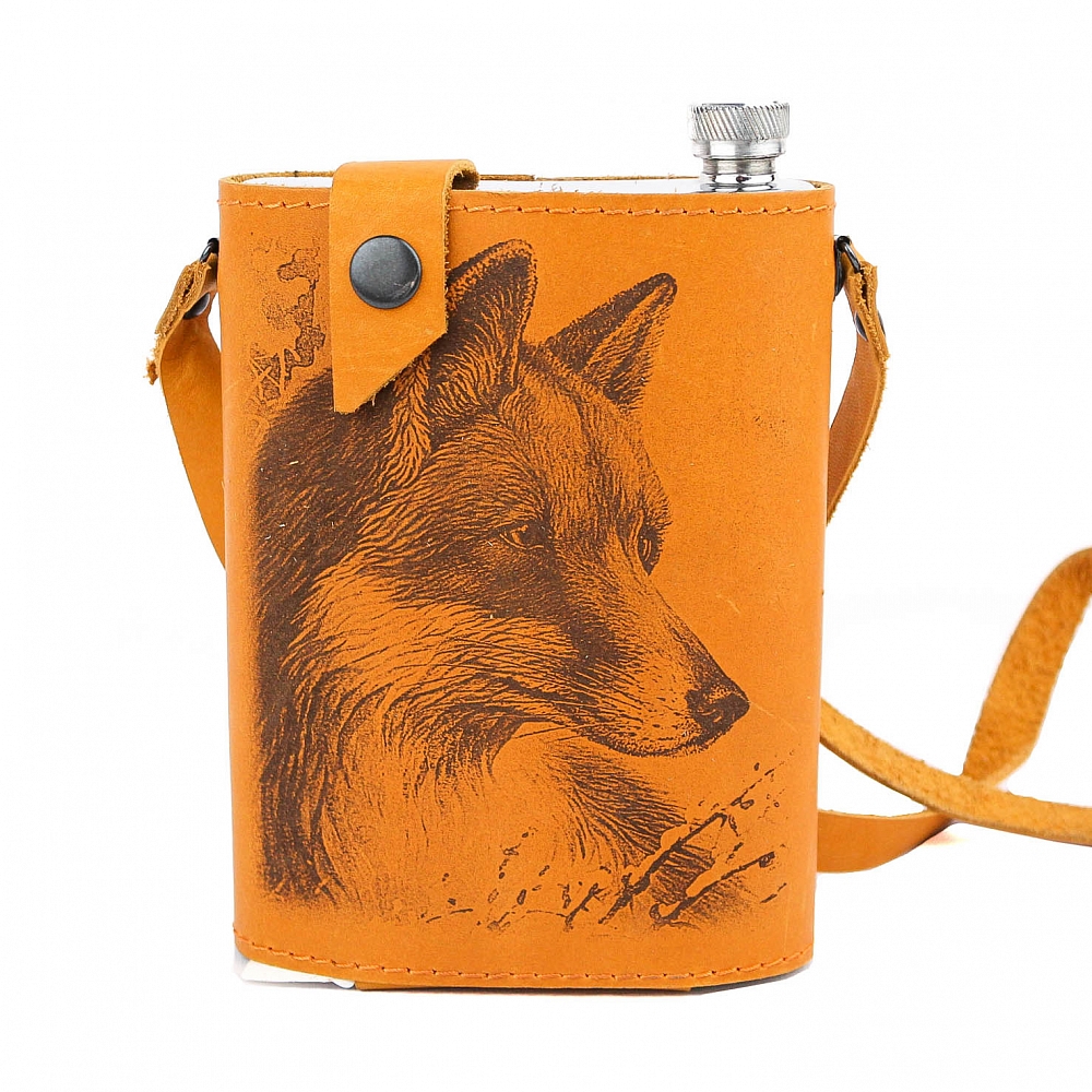 Фляжка в чехле круглая 0,7л (ИП Семина). Фото №1 Фляжка в чехле круглая 0,7л (ИП Семина). Фото №1