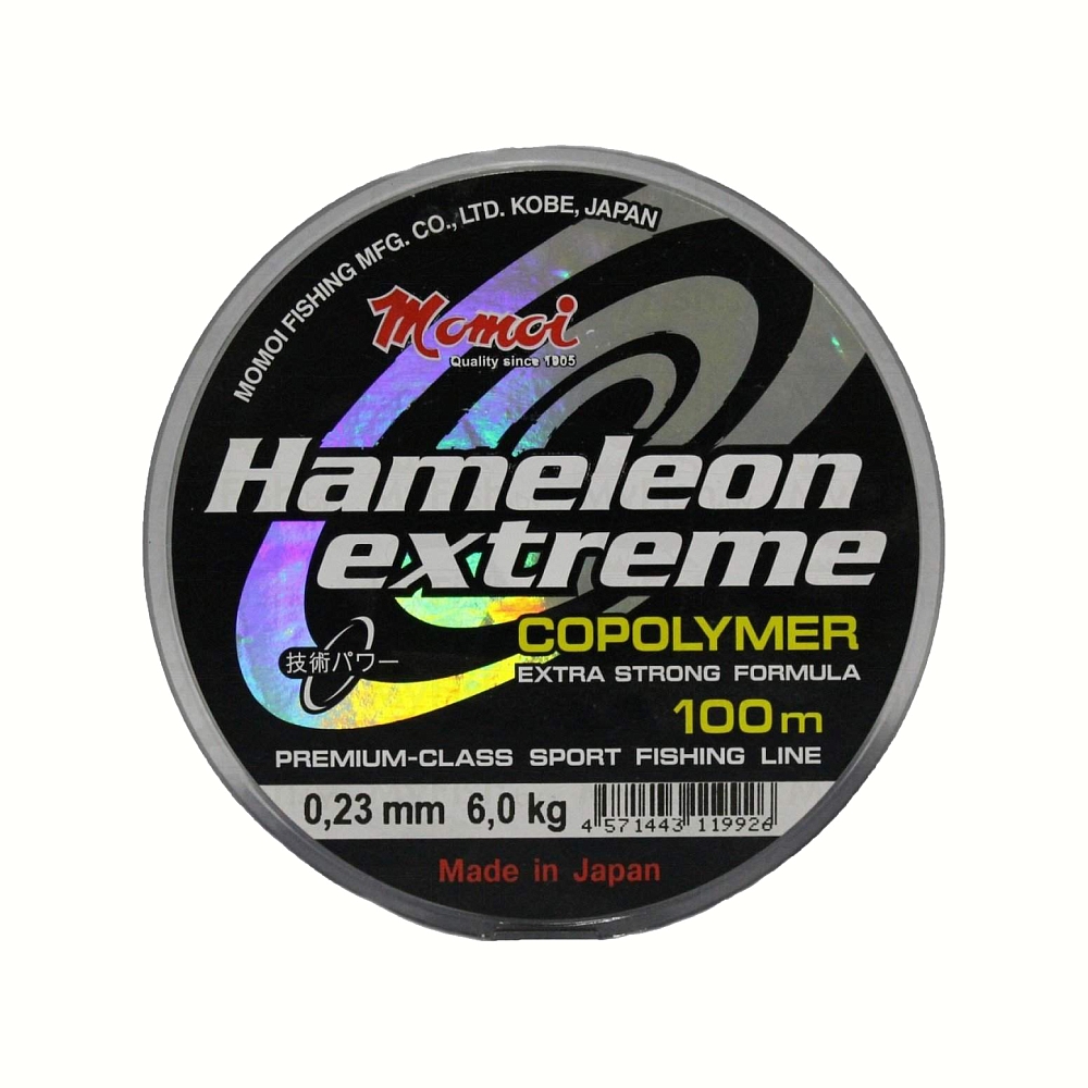 Леска многослойная Momoi Hameleon Extreme 0,37мм/100м 14,0кг прозрачный				. Фото №2