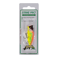Воблер Strike Pro Pike Pop Mini 45, 45мм, 4гр, цвет: A242S Sunrise Mat Tiger, (SH-002B#A242S)