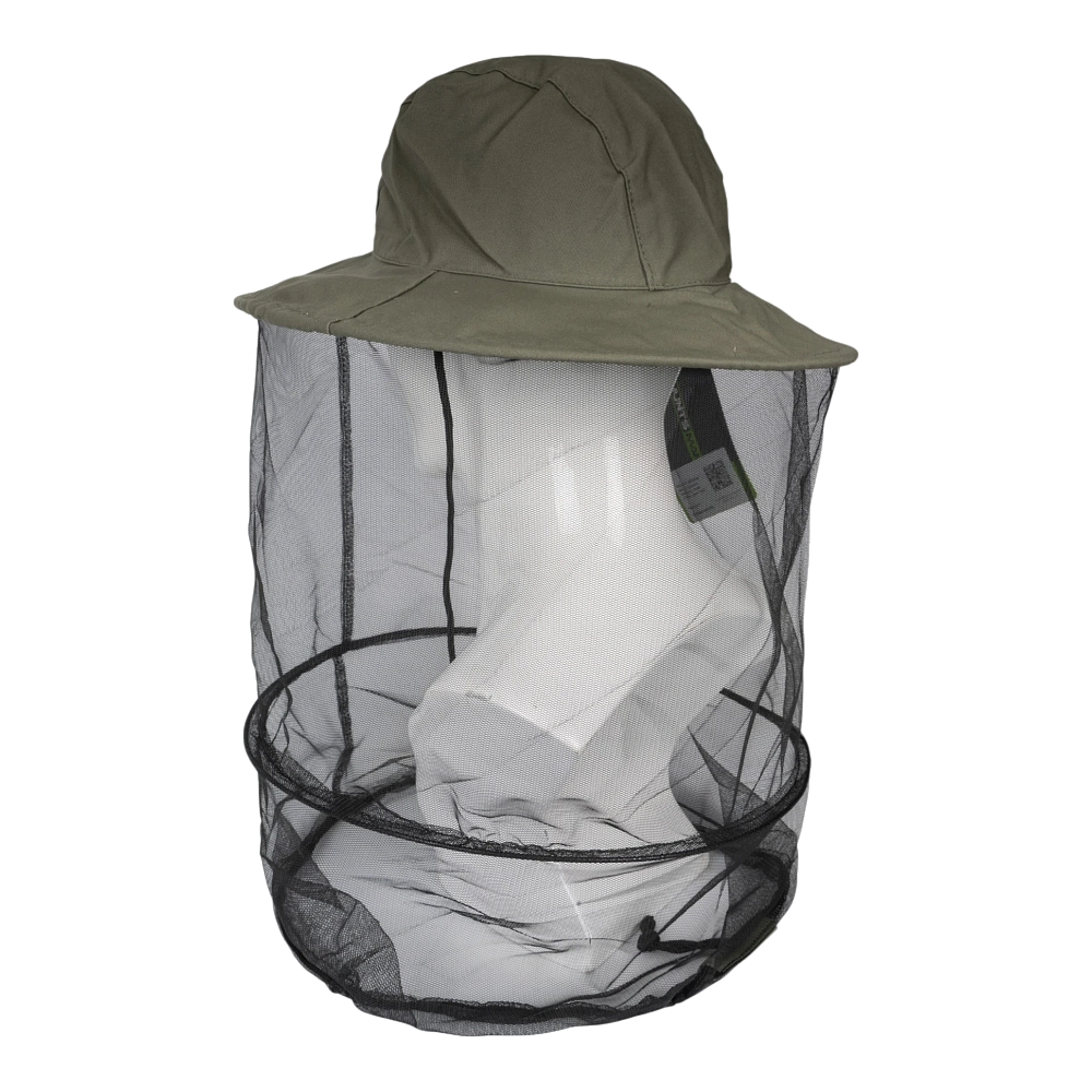 Панама-накомарник с кольцом Антигнус ткань Cotton цвет Хаки р. 60. Фото №3