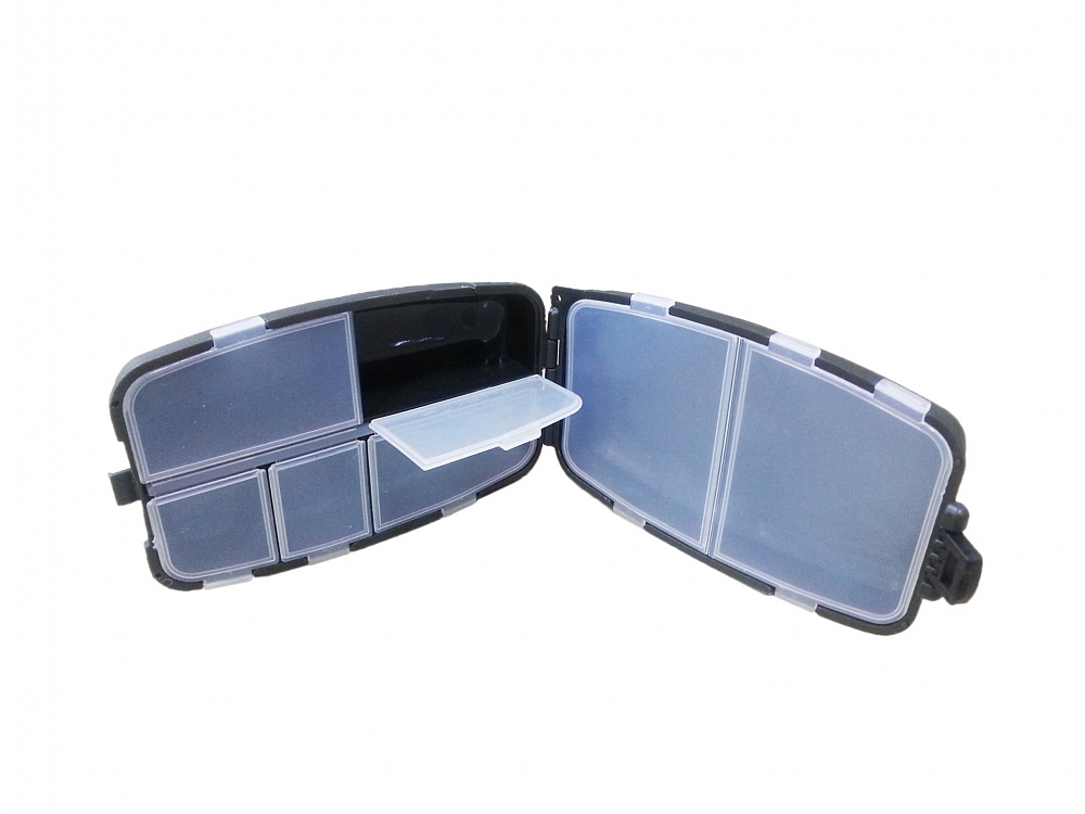 КОРОБОЧКА СЧ-5 для рыболовных мелочей (7 отделений) (145*87*46мм). Фото №1