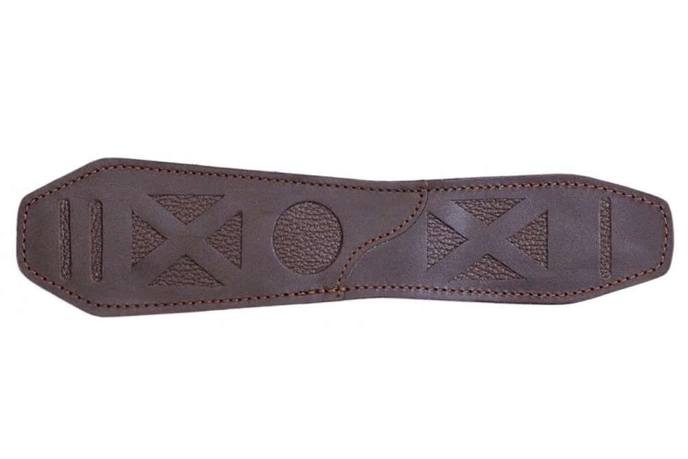 Накладка Хольстер противоскользящая для погонных ремней шир.до 35мм / кожа / коричневый. Фото №2