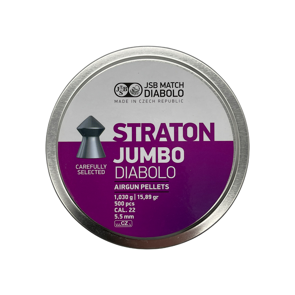 Пуля пневматическая "JSB Diabolo Jumbo Straton", калибр 5,5мм, 1,03гр., 15,89gr (500 шт) ( в кор 30 шт). Фото №2 Пуля пневматическая "JSB Diabolo Jumbo Straton", калибр 5,5мм, 1,03гр., 15,89gr (500 шт) ( в кор 30 шт). Фото №2