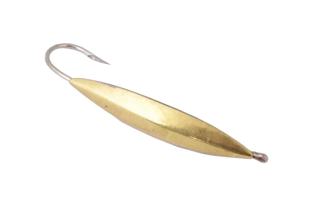 Блесна зимняя DIXXON-RUS "Лодочка" (латунь) (5,2гр) (3шт) блистер. Фото №1