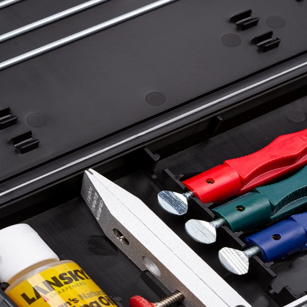 Набор для заточки Lansky Standard System, 3 камня (LKC03). Фото №1 Набор для заточки Lansky Standard System, 3 камня (LKC03). Фото №1