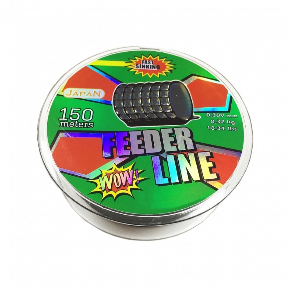 Леска FISHINGLIDER монофильная быстротонущая Feeder Line цвет черный 0,286 - 7,46kg 150m. Фото №1 Леска FISHINGLIDER монофильная быстротонущая Feeder Line цвет черный 0,286 - 7,46kg 150m. Фото №1