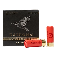Патрон СИБИРЬ PREMIUM 12/70 охотничий дробовой 32г б/к №5 (CX-2000) (пачка 25 шт) (в коробке 250шт)