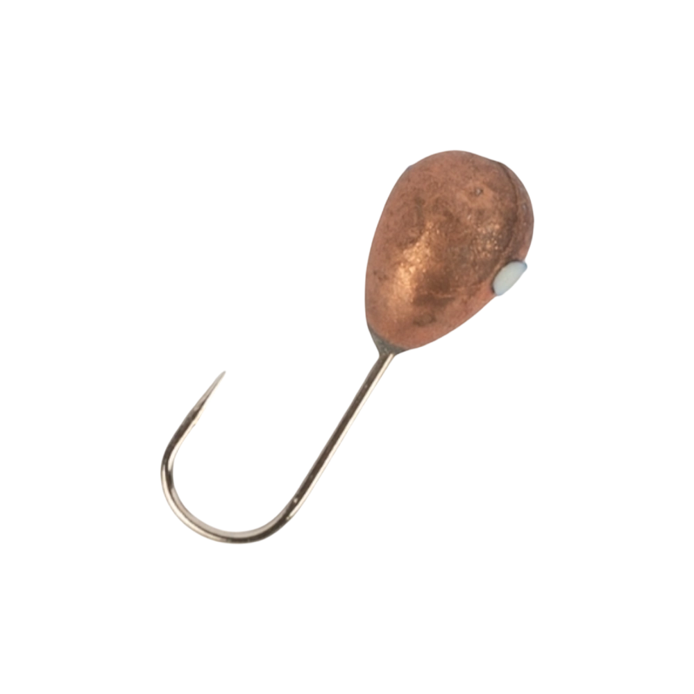 Мормышка вольфрамовая Капля d3,6 вес 0,54гр, цвет (медь), упак. 10шт. Фото №2