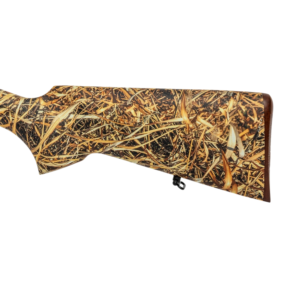 Ружье МР-27М 12/76 Русич орех камуфляж Камыш желтый,Soft Touch,комп. д/ч L-725. Фото №12