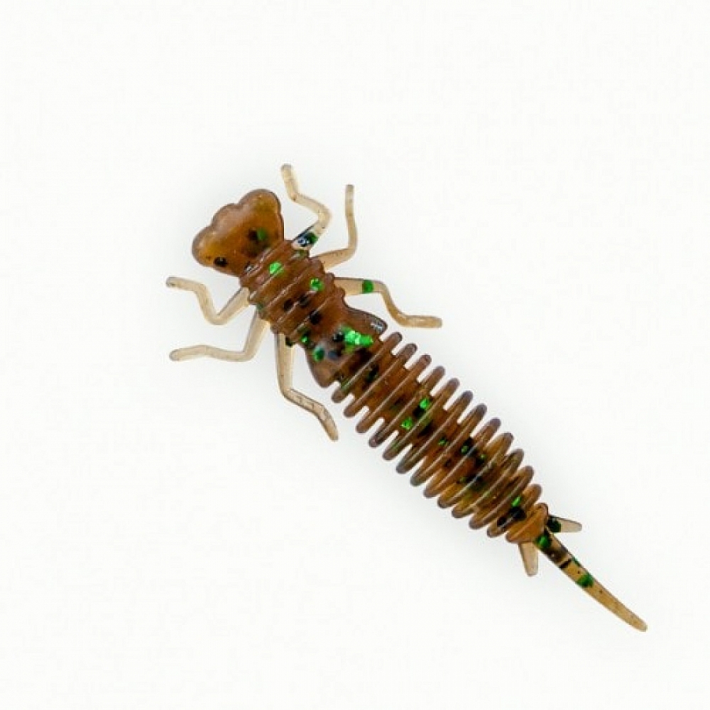 Приманка силиконовая Fanatik Larva 2,5" 63мм, (7шт. упак.) цвет 002. Фото №1