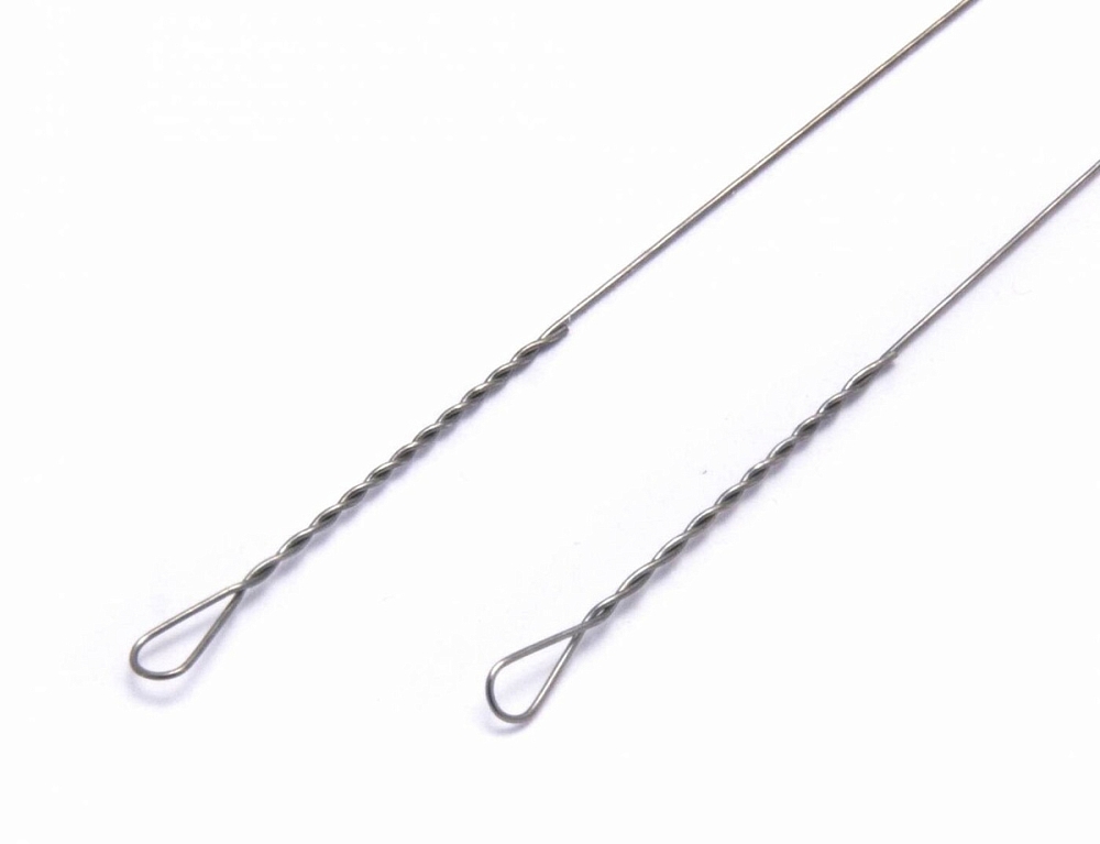 Поводок СТРУНА d-0,35мм. 20см.-14кг. (уп./5шт). Фото №2