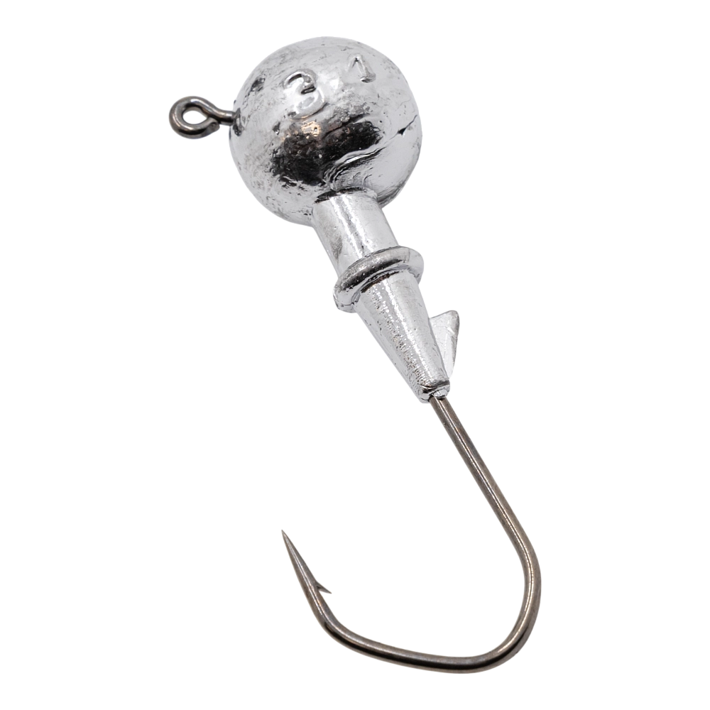 Джиг-головка шар крючок BARBARIAN-120 вес 34 гр. крючок № 4/0. Фото №2